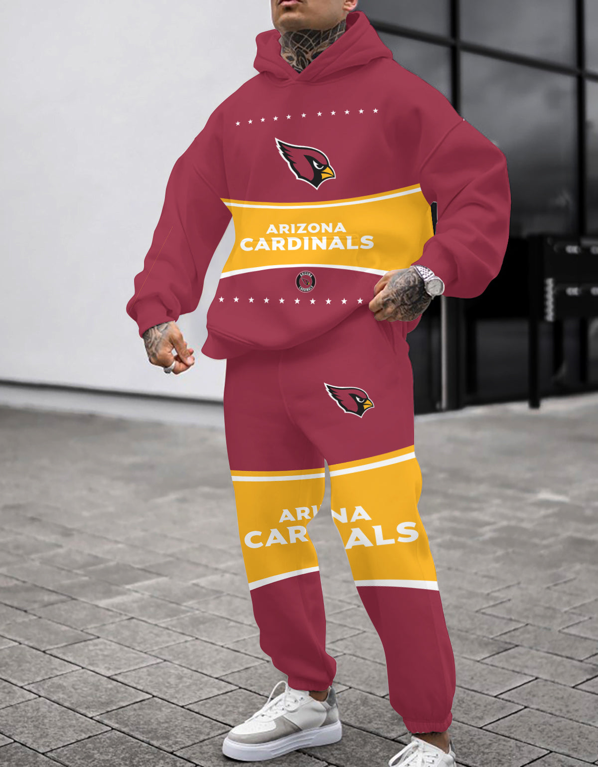Arizona Cardinals Combo Pullover Hoodie And Sweatpants AZBTPHSP000115