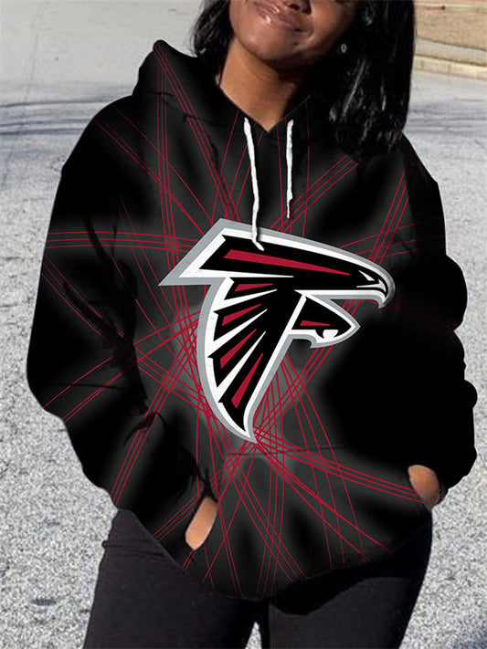 Atlanta Falcons 3D Printed Pocket Pullover Hoodie AZBTPH000128