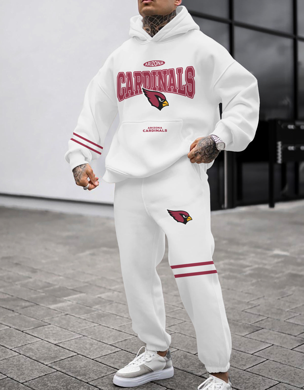 Arizona Cardinals Combo Pullover Hoodie And Sweatpants AZBTPHSP000262