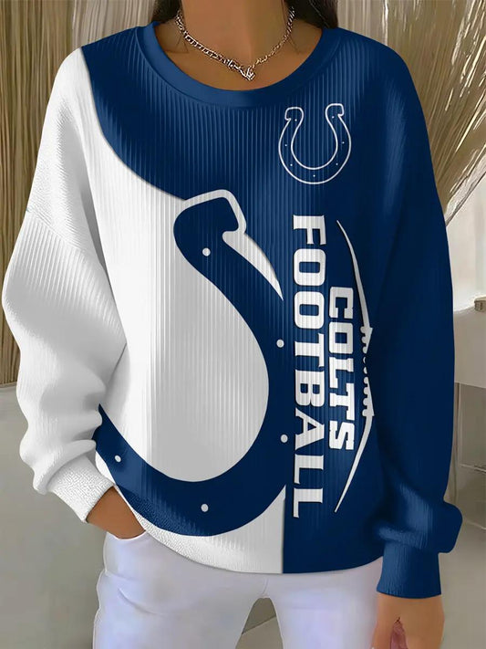 Indianapolis Colts Women’s Knit Sweatshirt EM03