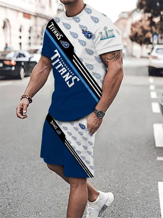 Tennessee Titans T-shirt and Shorts AZTS619
