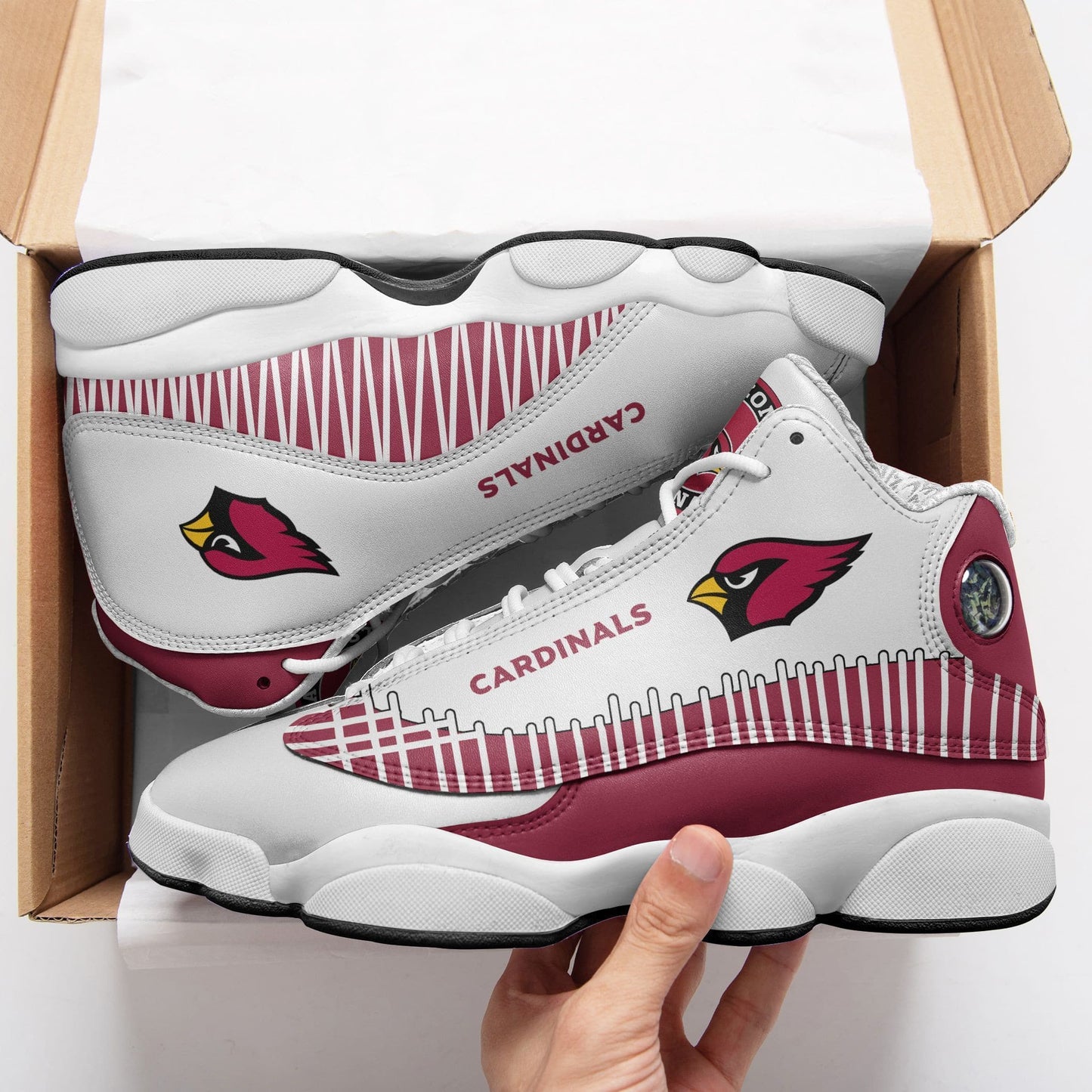 Arizona Cardinals Air JD13 Sneakers 479