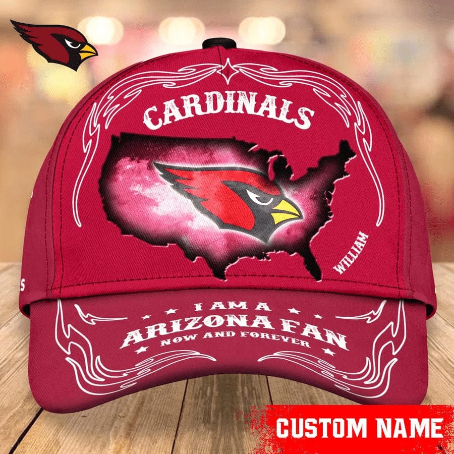 Arizona Cardinals Baseball Caps Custom Name