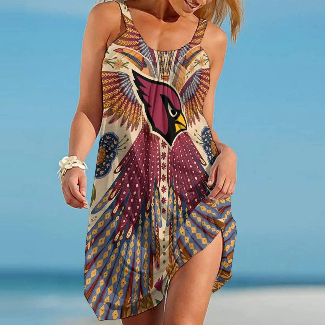 Arizona Cardinals Beach Dress BG56