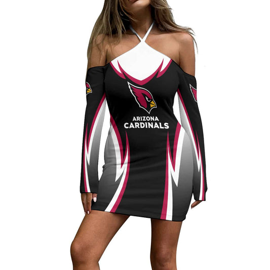 Arizona Cardinals Halter Lace-up Dress 53