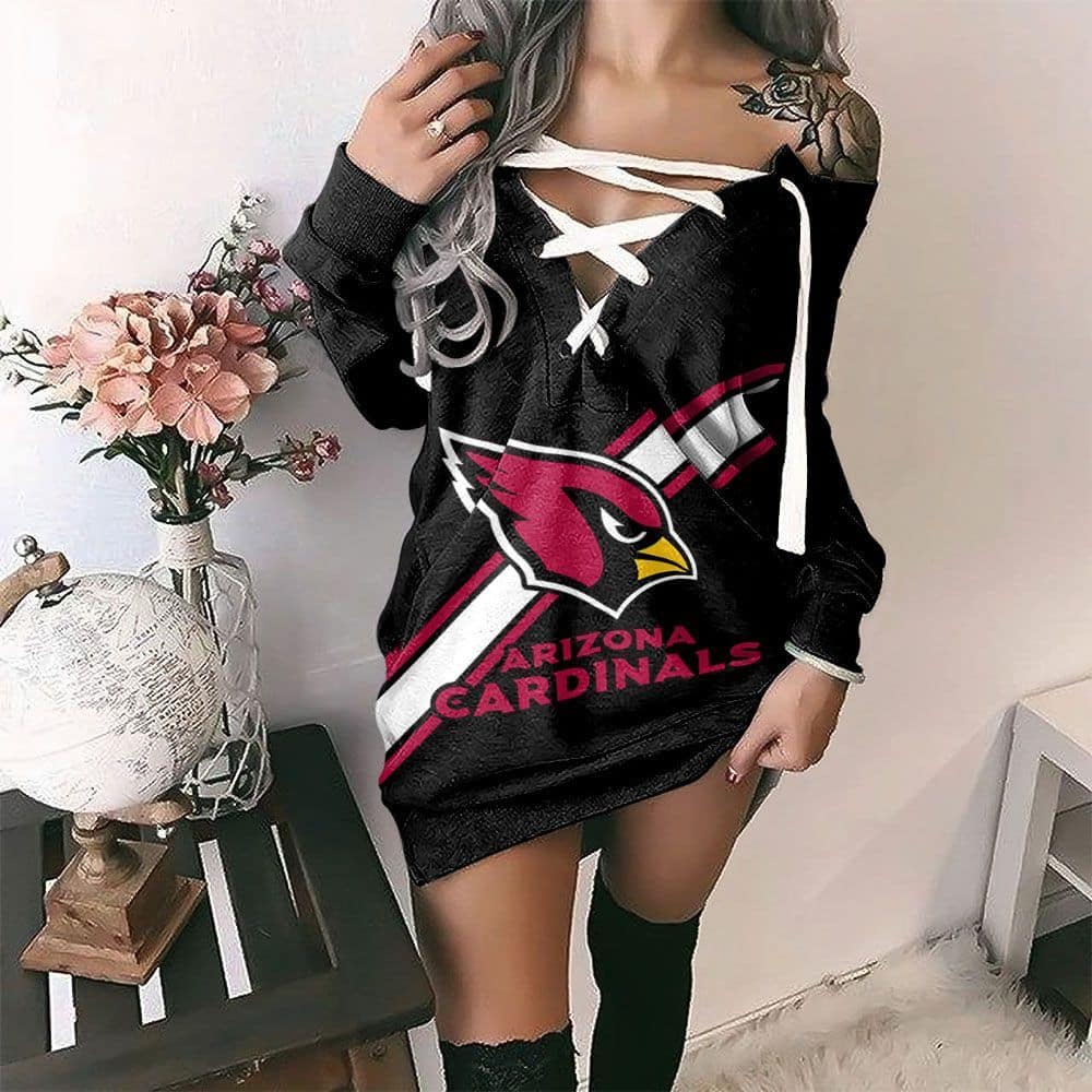Arizona Cardinals Lace-Up Sweatshirt 42