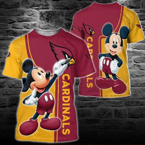 Arizona Cardinals Mickey All Over Printed 139