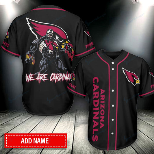 Arizona Cardinals Personalized Baseball Jersey BG272