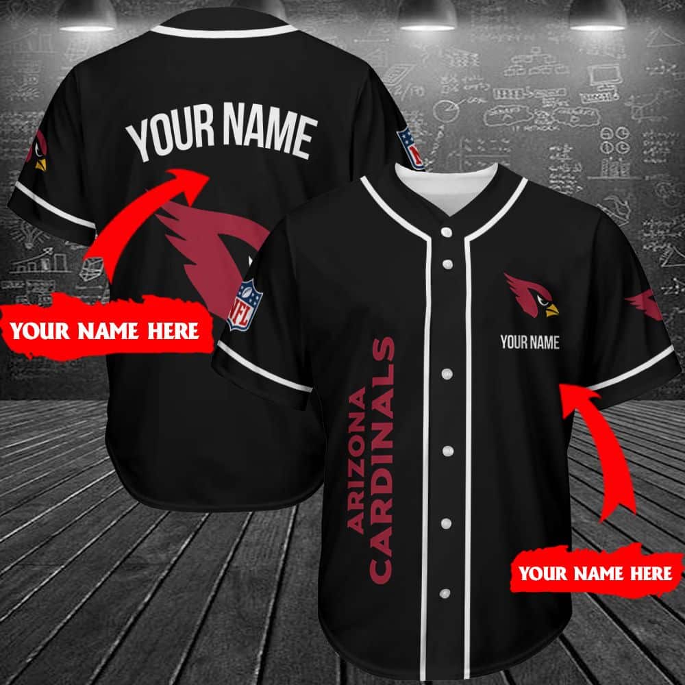 Arizona Cardinals Personalized Baseball Jersey Shirt 198