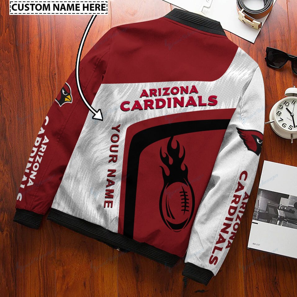 Arizona Cardinals Personalized Bomber Jacket BG349