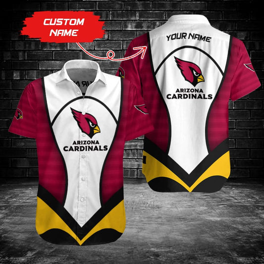 Arizona Cardinals Personalized Button Shirts BG375