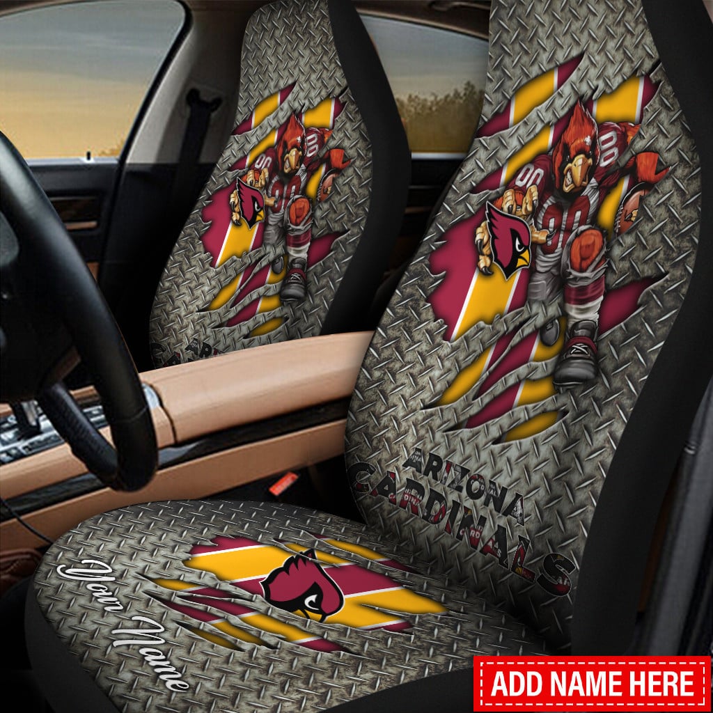 Arizona Cardinals Personalized Car Seat Covers BG294