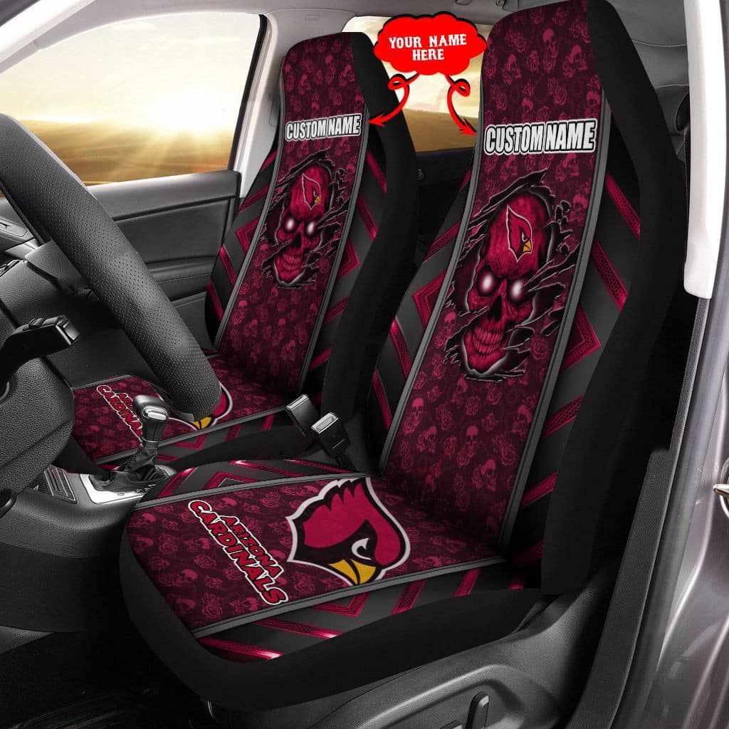 Arizona Cardinals Personalized Car Seat Covers BG438