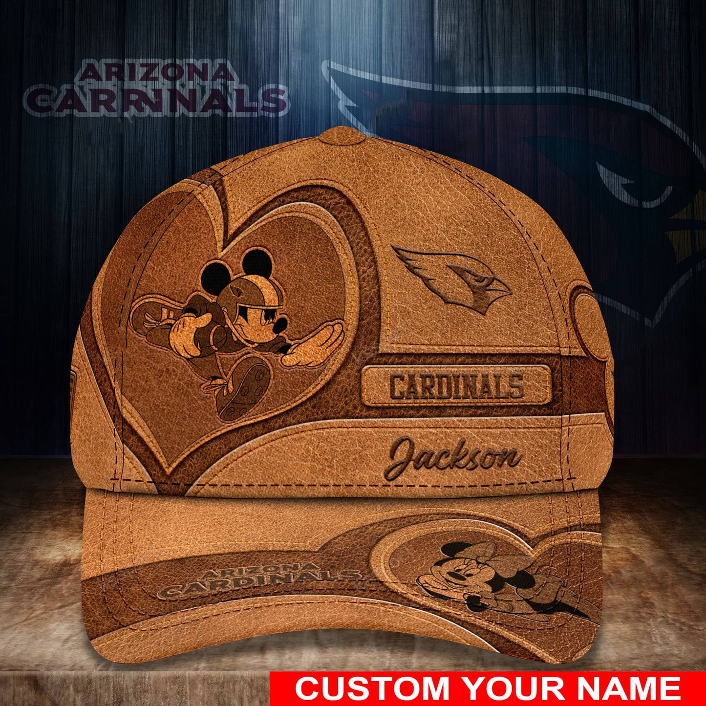 Arizona Cardinals Personalized Classic Cap BB482