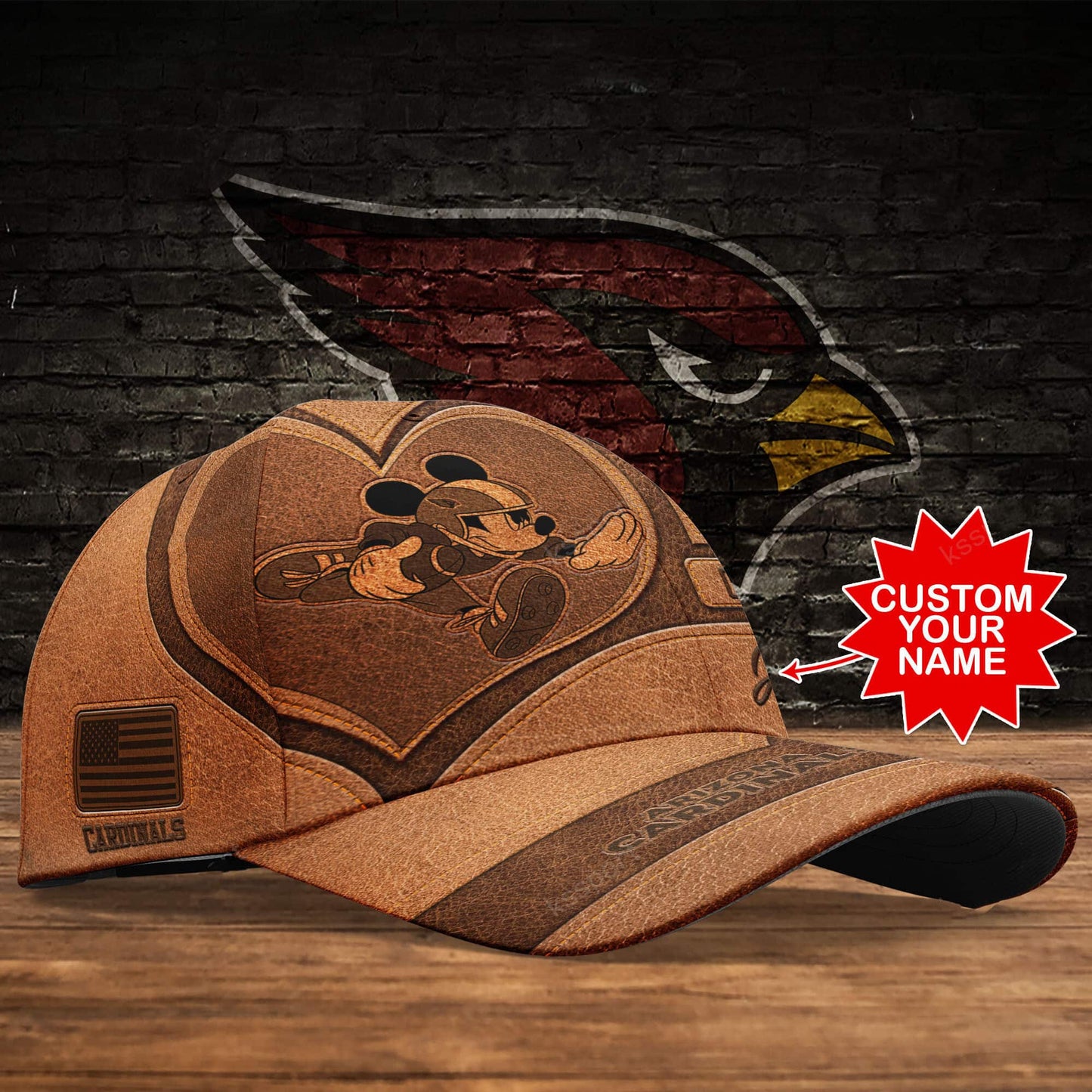 Arizona Cardinals Personalized Classic Cap BB482