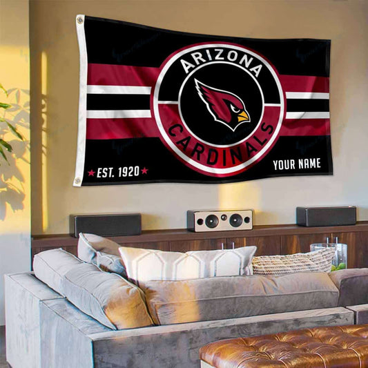 Arizona Cardinals Personalized Flag 167