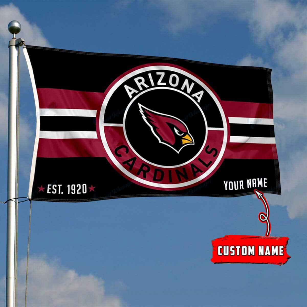 Arizona Cardinals Personalized Flag 167
