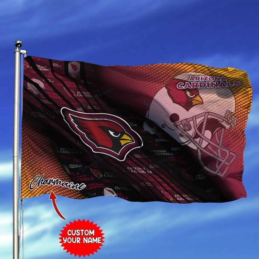 Arizona Cardinals Personalized Flag 206