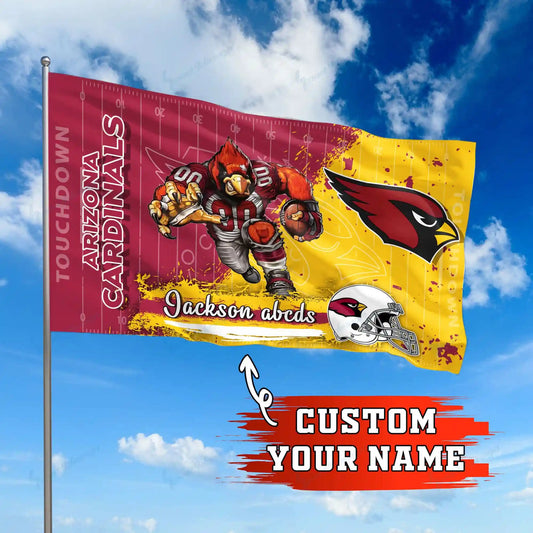 Arizona Cardinals Personalized Flag 237