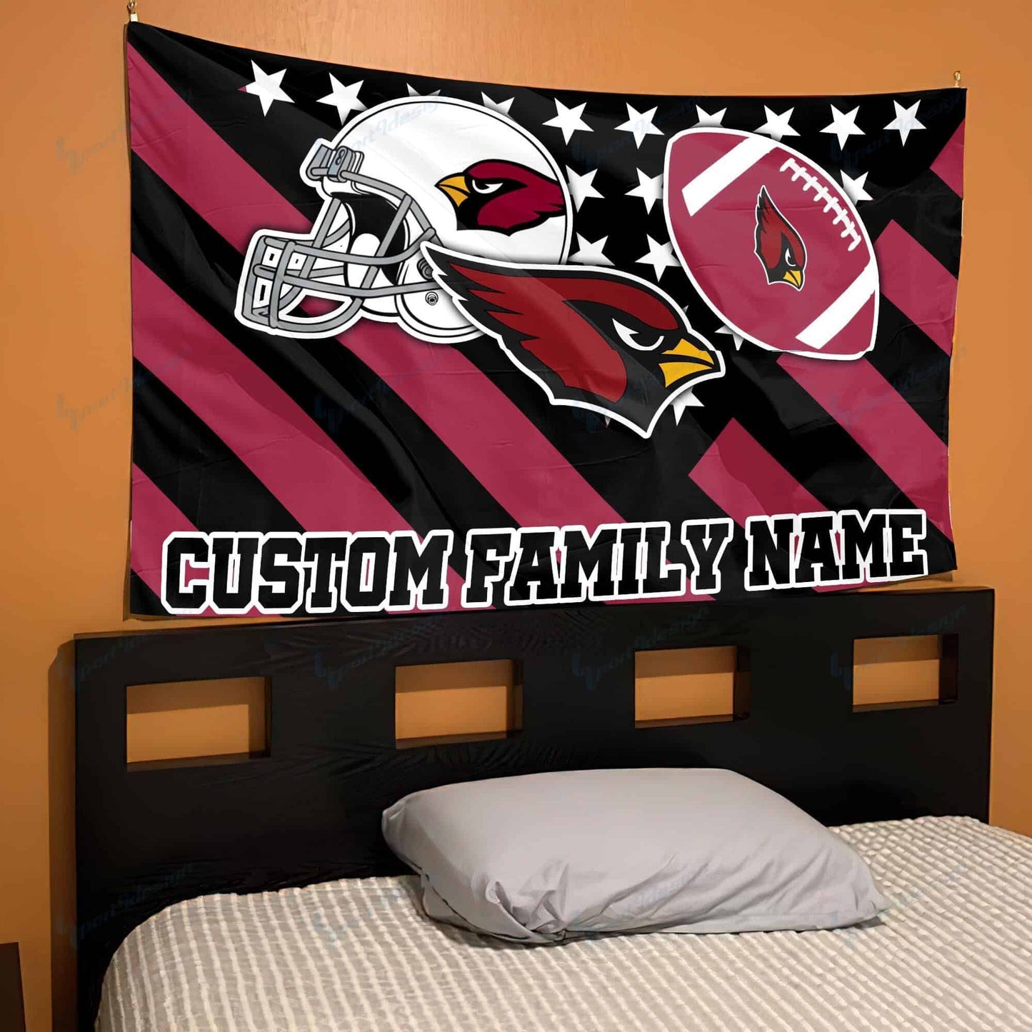 Arizona Cardinals Personalized Flag 65