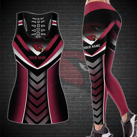 Arizona Cardinals Personalized Leggings And Tank Top BG01