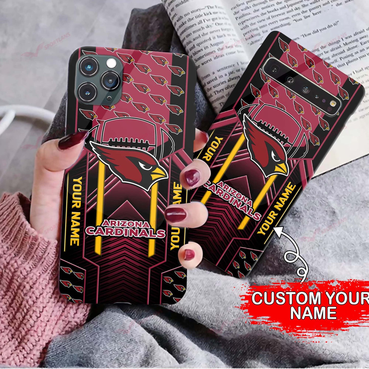 Arizona Cardinals Personalized Phone Case BG02