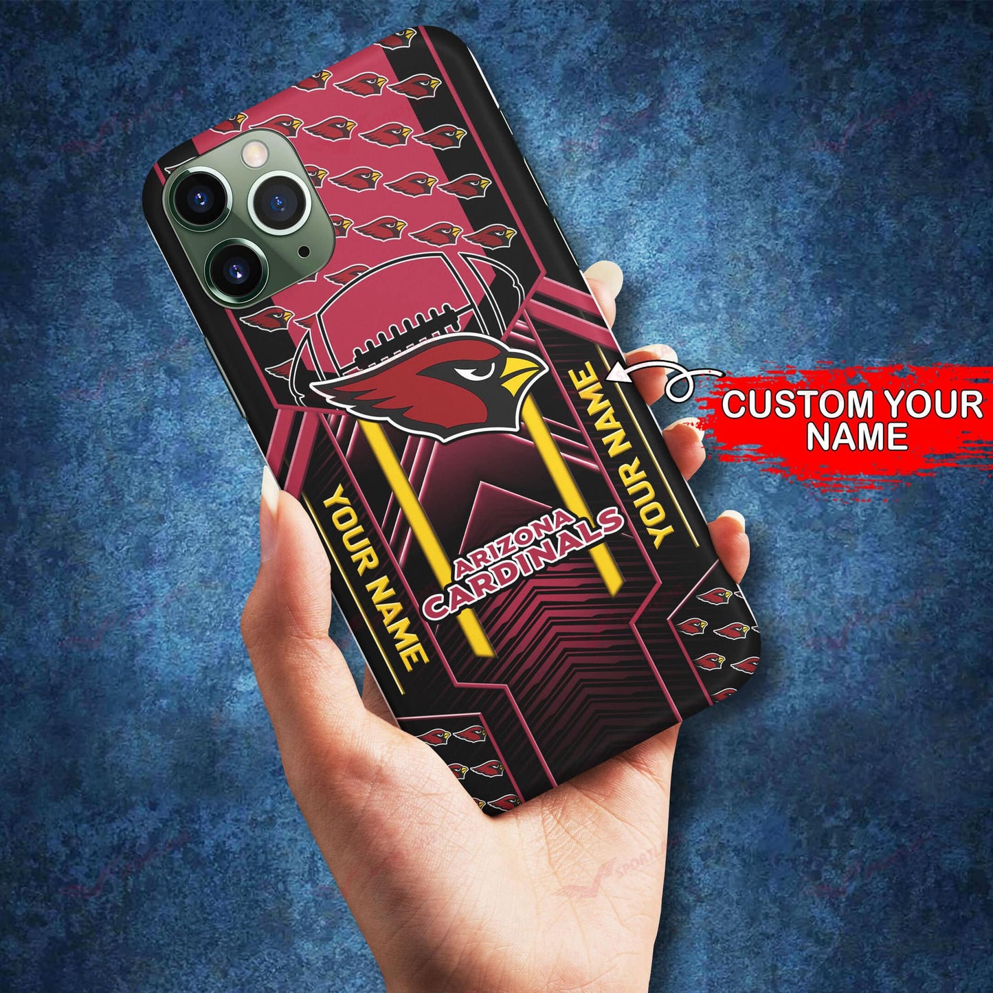 Arizona Cardinals Personalized Phone Case BG02