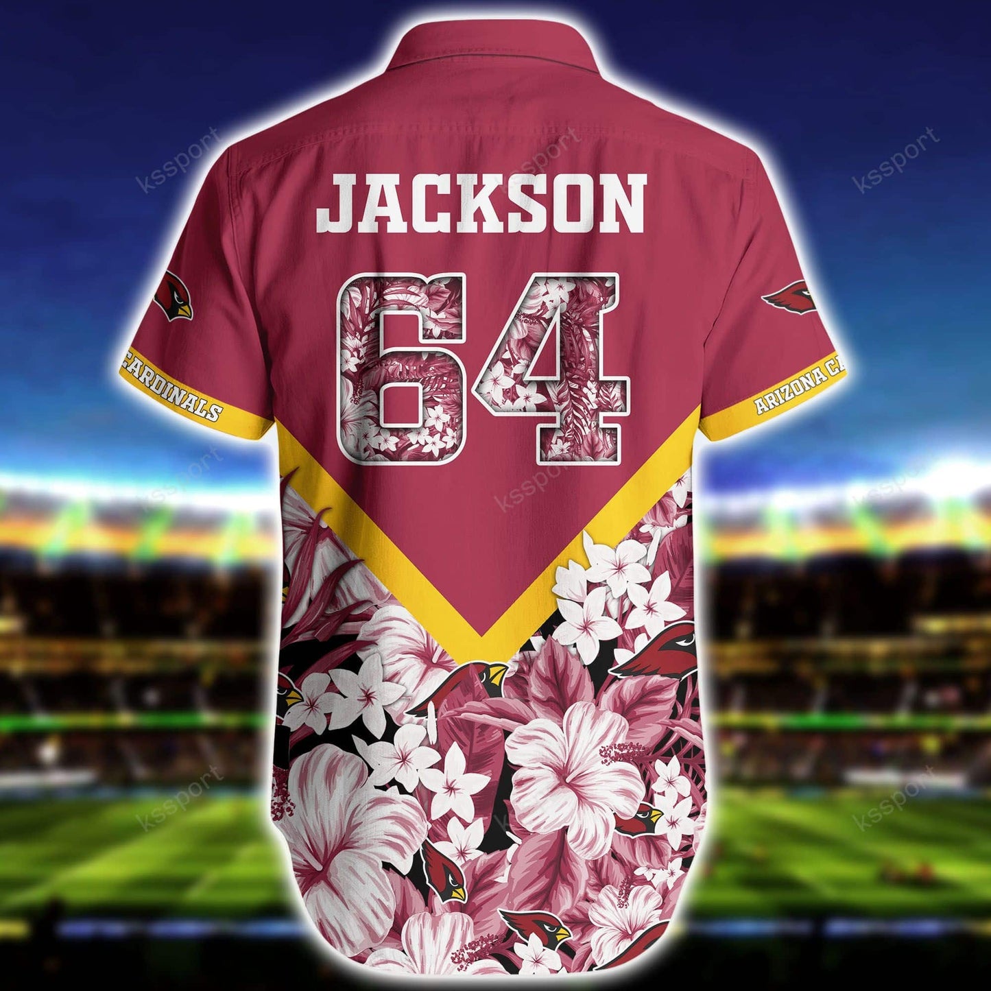 Arizona Cardinals Personalized Shirt and Shorts BG270