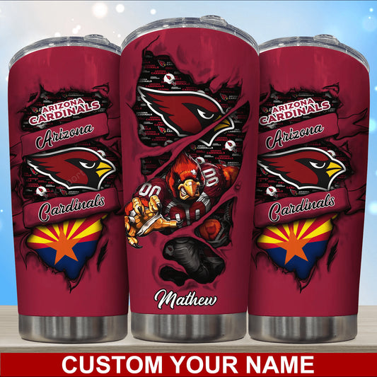 Arizona Cardinals Personalized Tumbler BG221