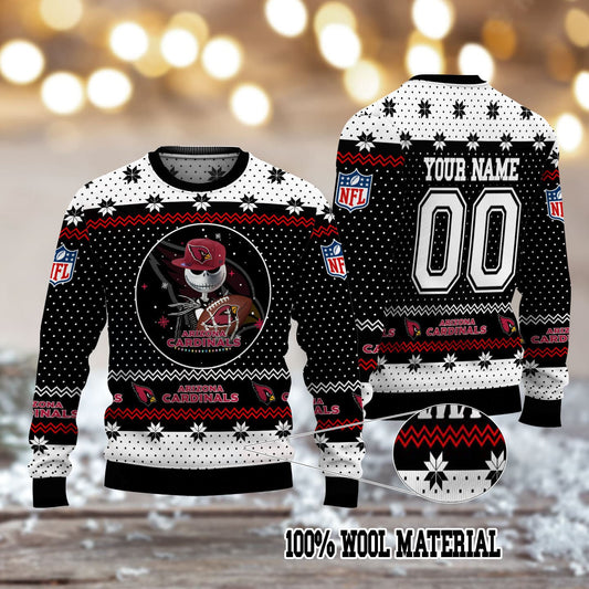 Arizona Cardinals Personalized Woolen Sweater BG21