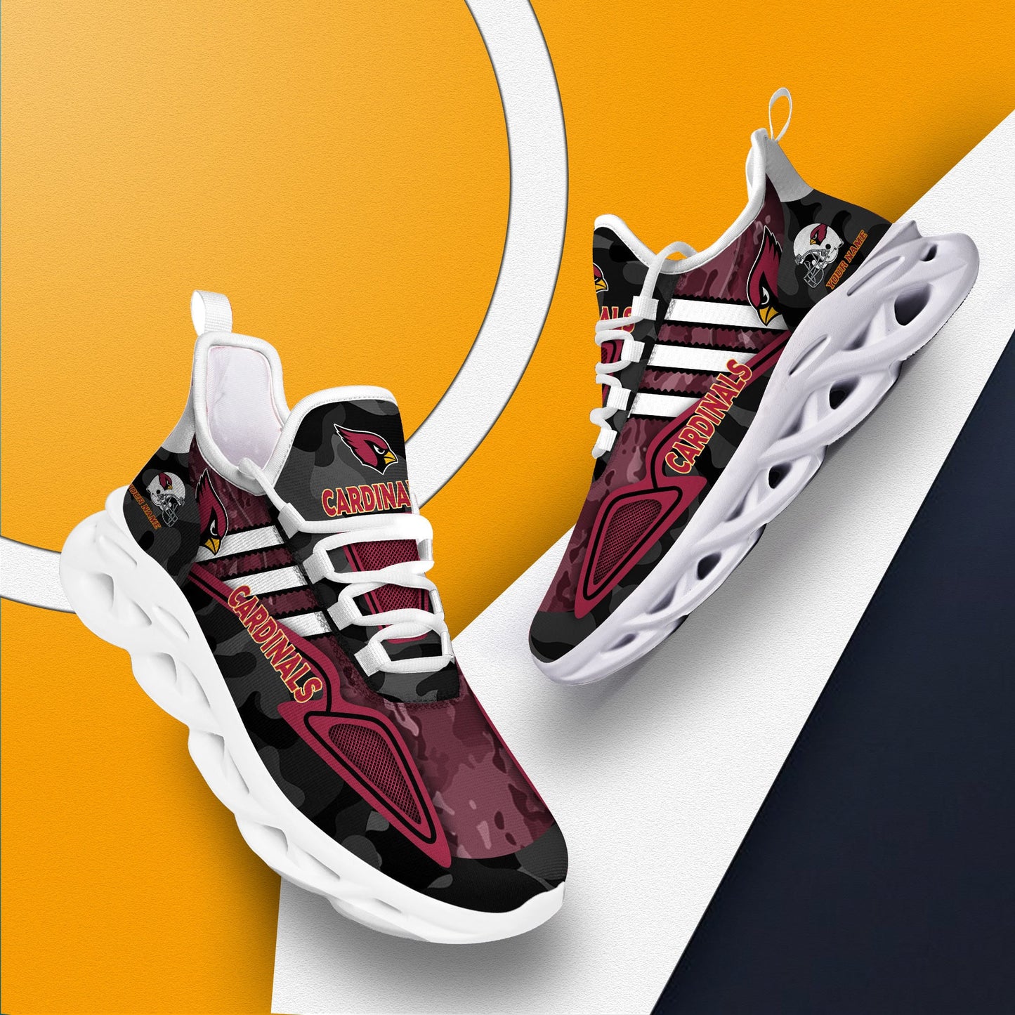 Arizona Cardinals Personalized Yezy Running Sneakers BB264