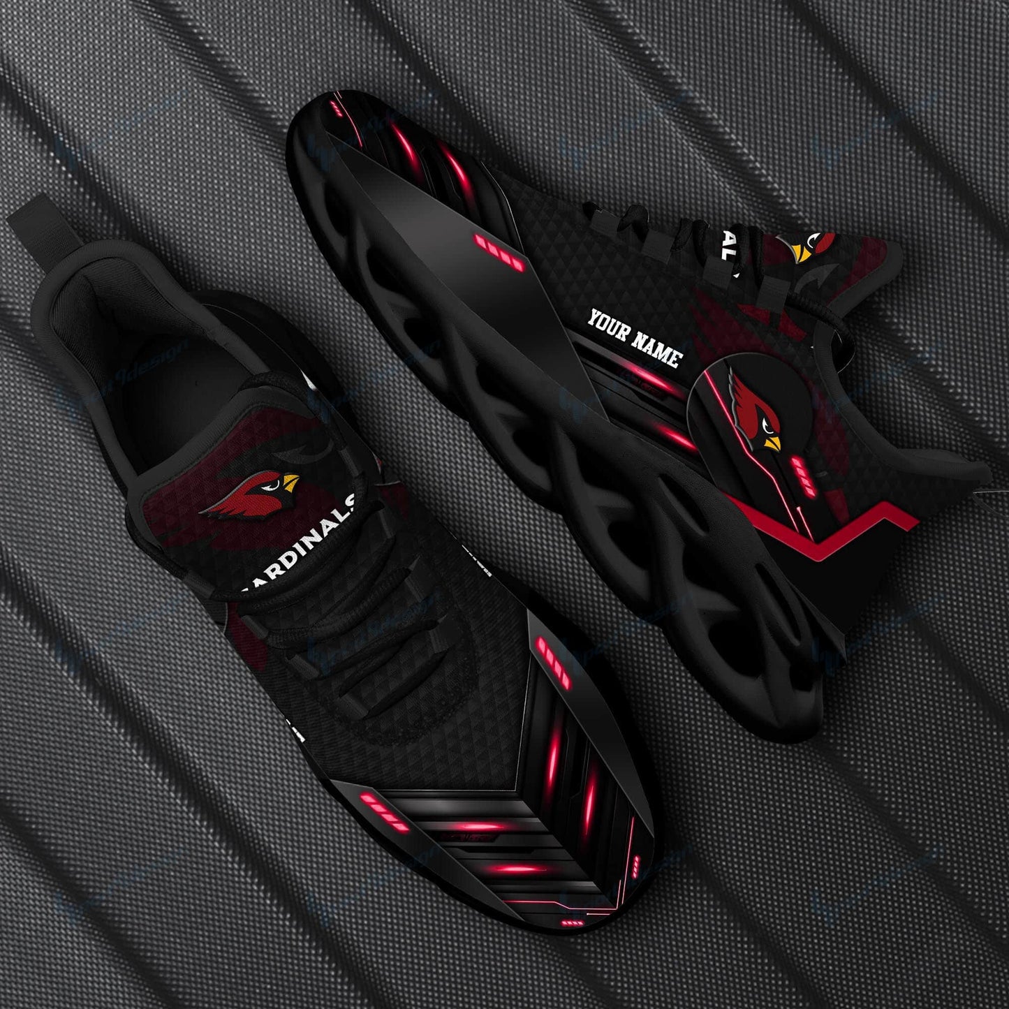 Arizona Cardinals Personalized Yezy Running Sneakers SPD225