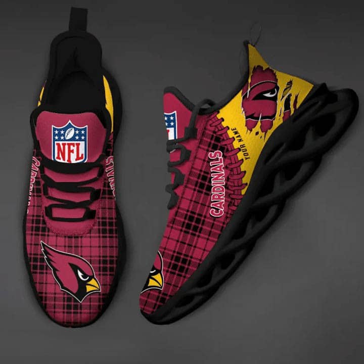 Arizona Cardinals Personalized Yezy Running Sneakers SPD275