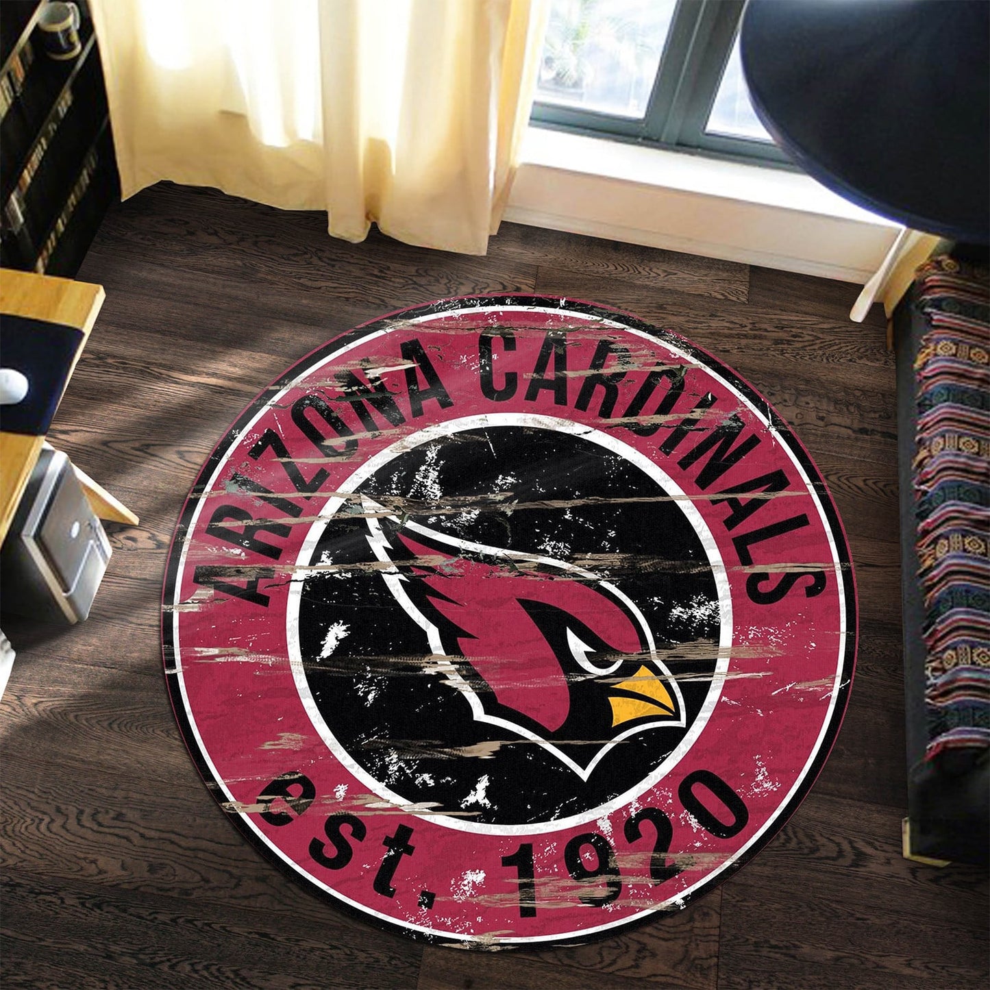 Arizona Cardinals Round Rug 168