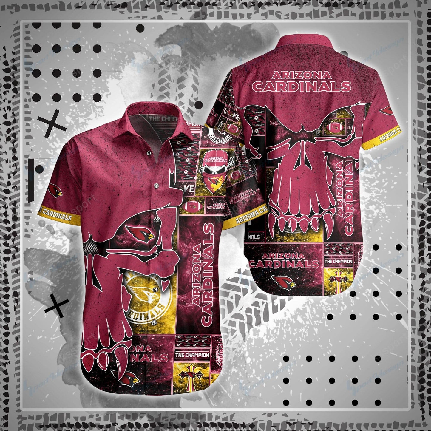 Arizona Cardinals Shirt and Shorts BG79