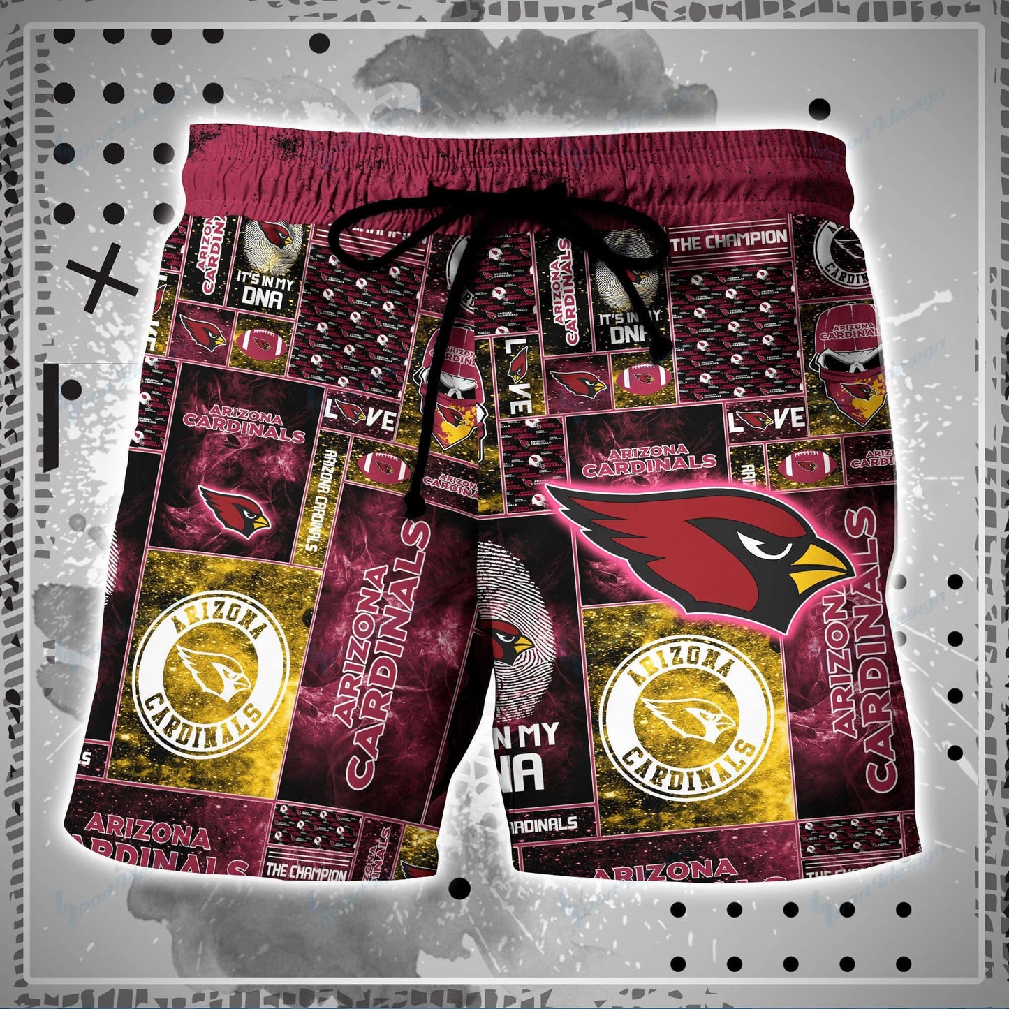 Arizona Cardinals Shirt and Shorts BG79