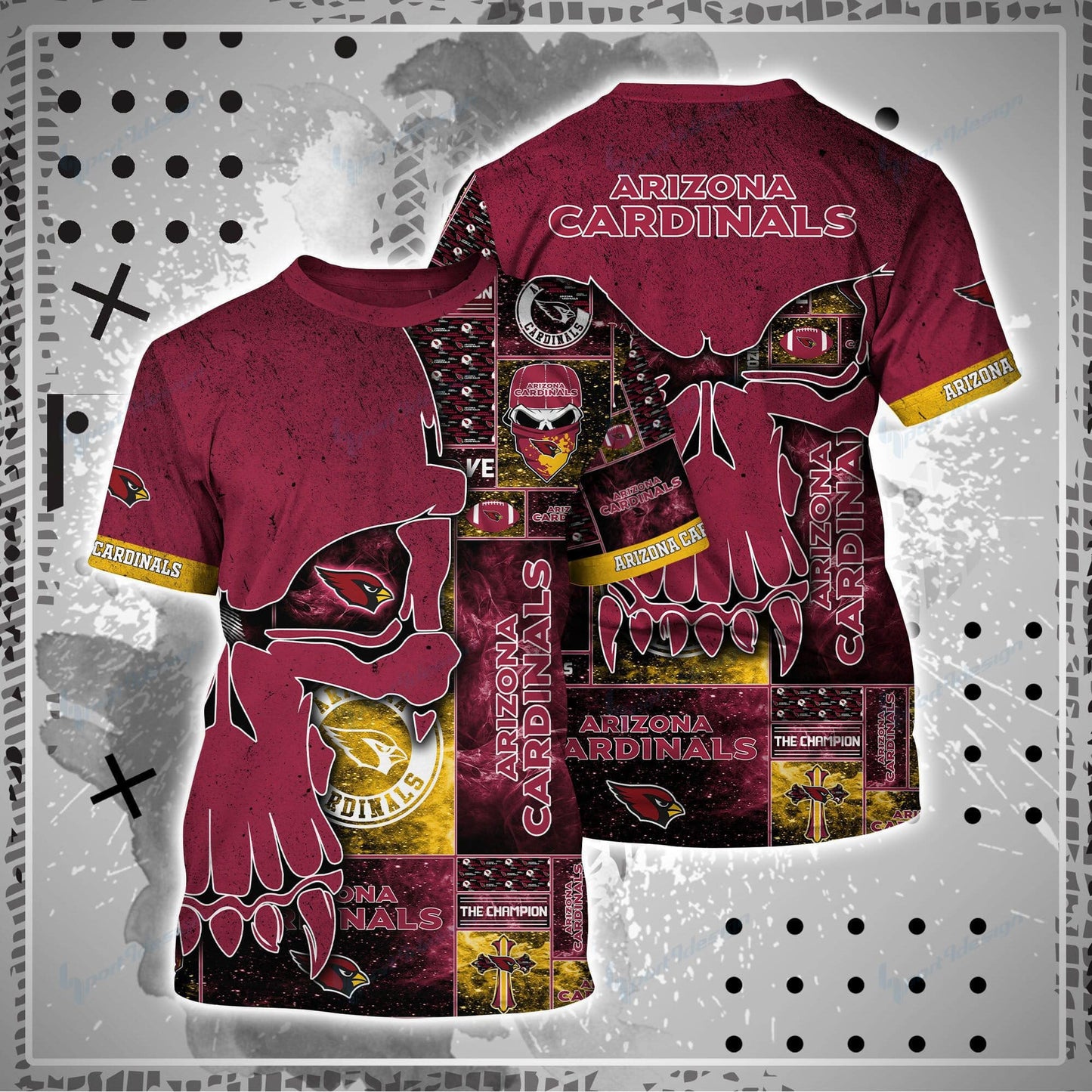 Arizona Cardinals Shirt and Shorts BG79