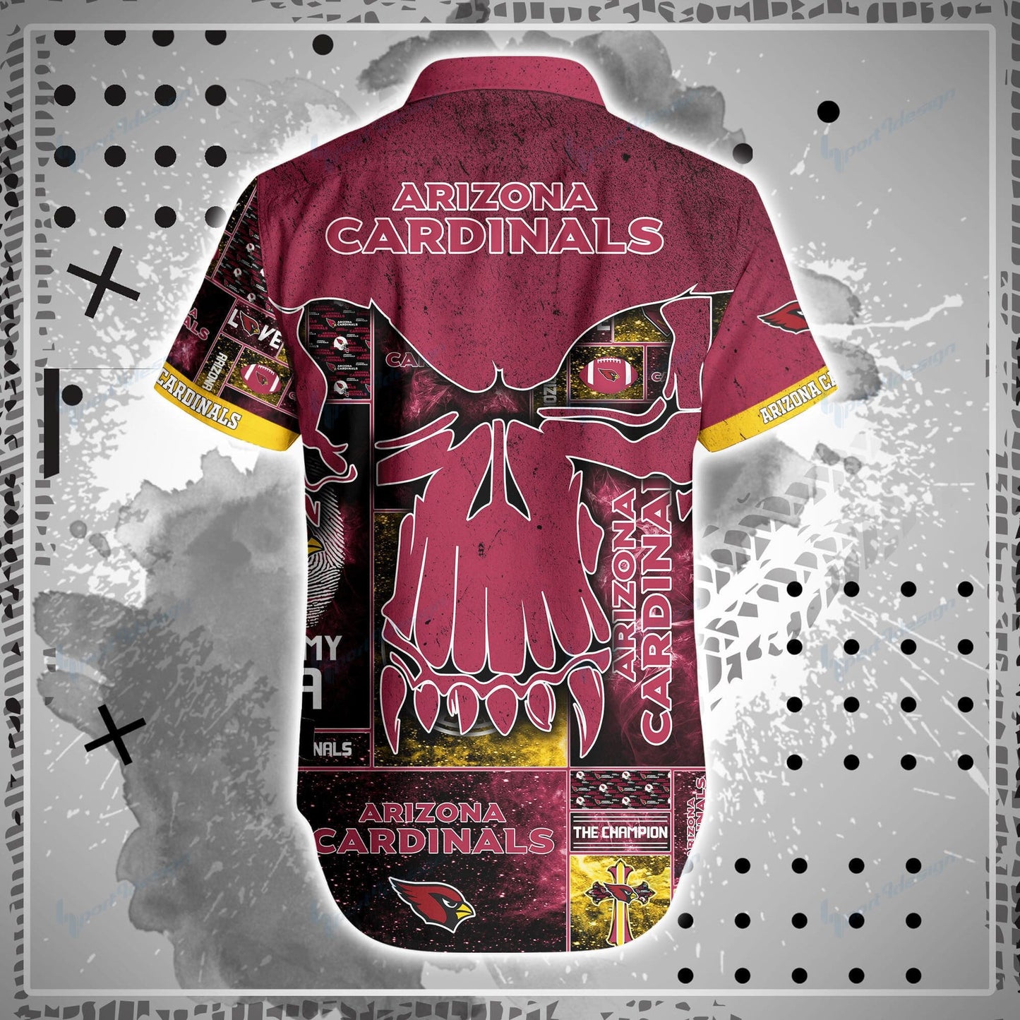 Arizona Cardinals Shirt and Shorts BG79