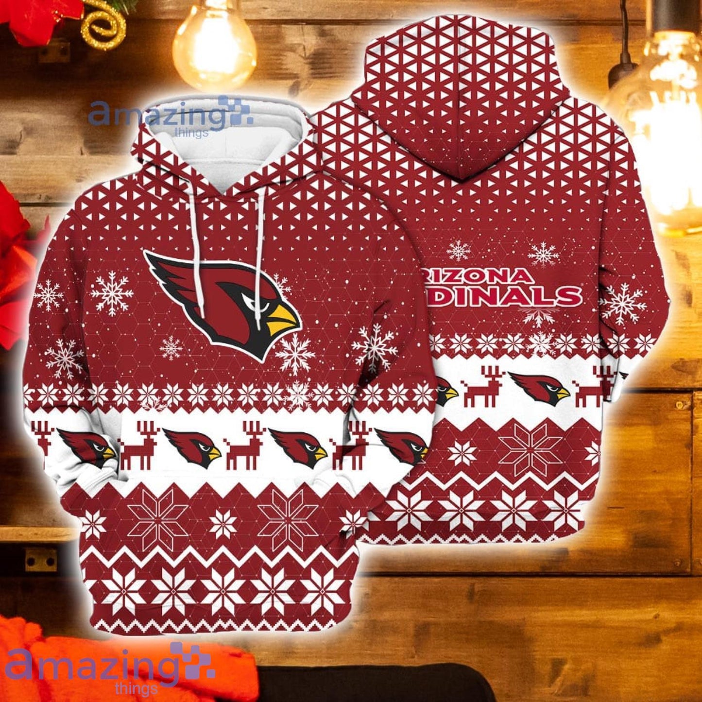 Arizona Cardinals Christmas Hoodie BBHD856