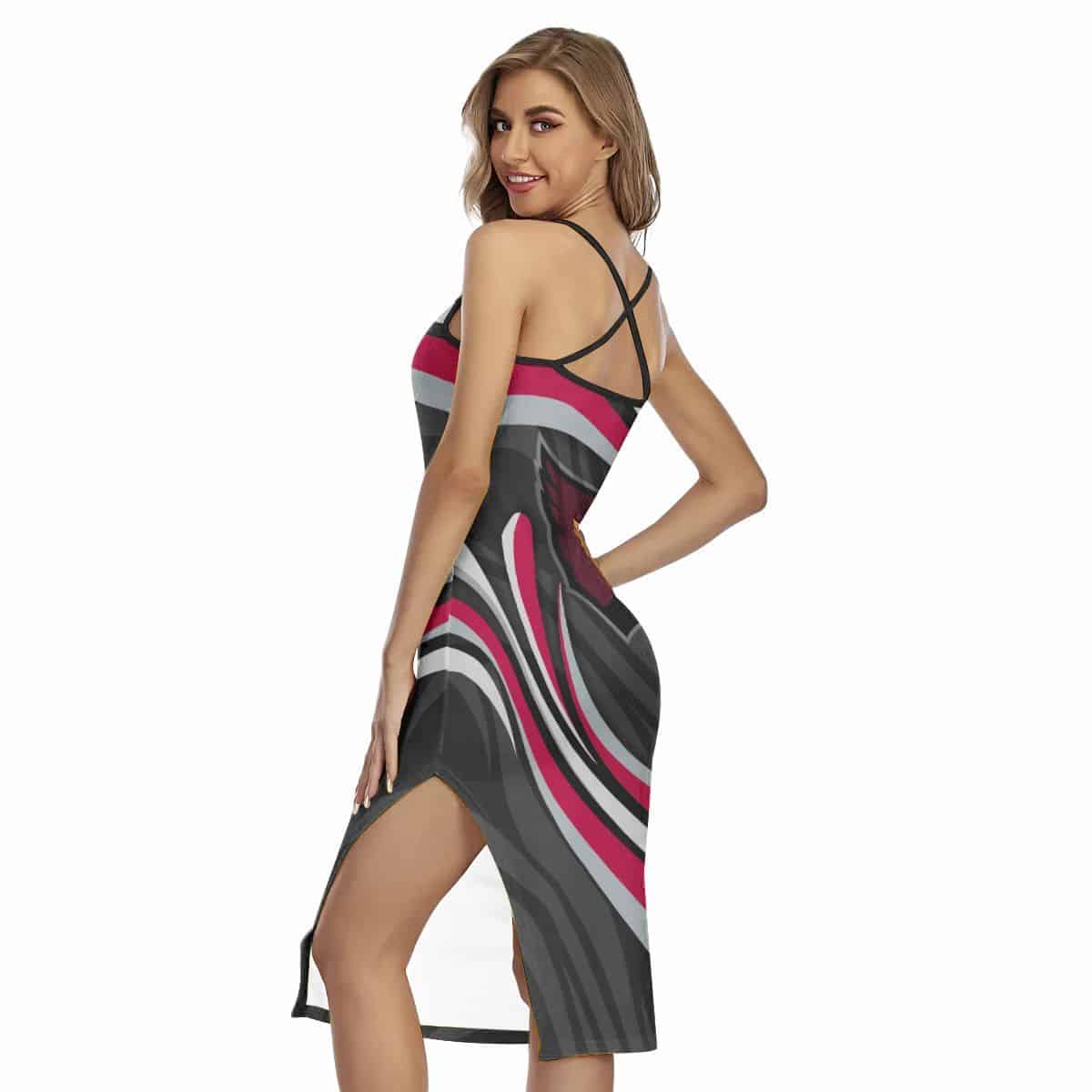 Arizona Cardinals Women’s Back Cross Cami Dress 23