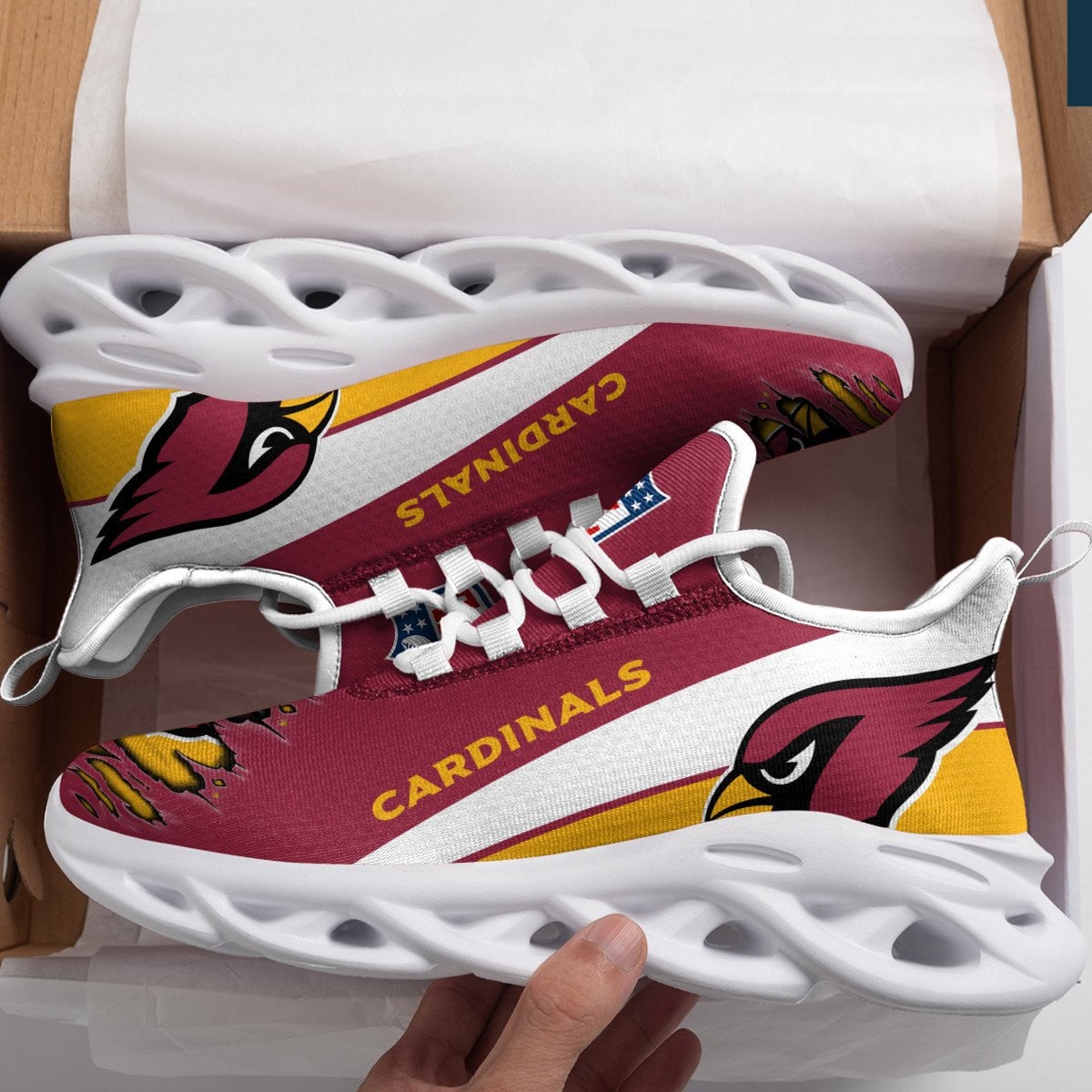 Arizona Cardinals Yezy Running Sneakers 956