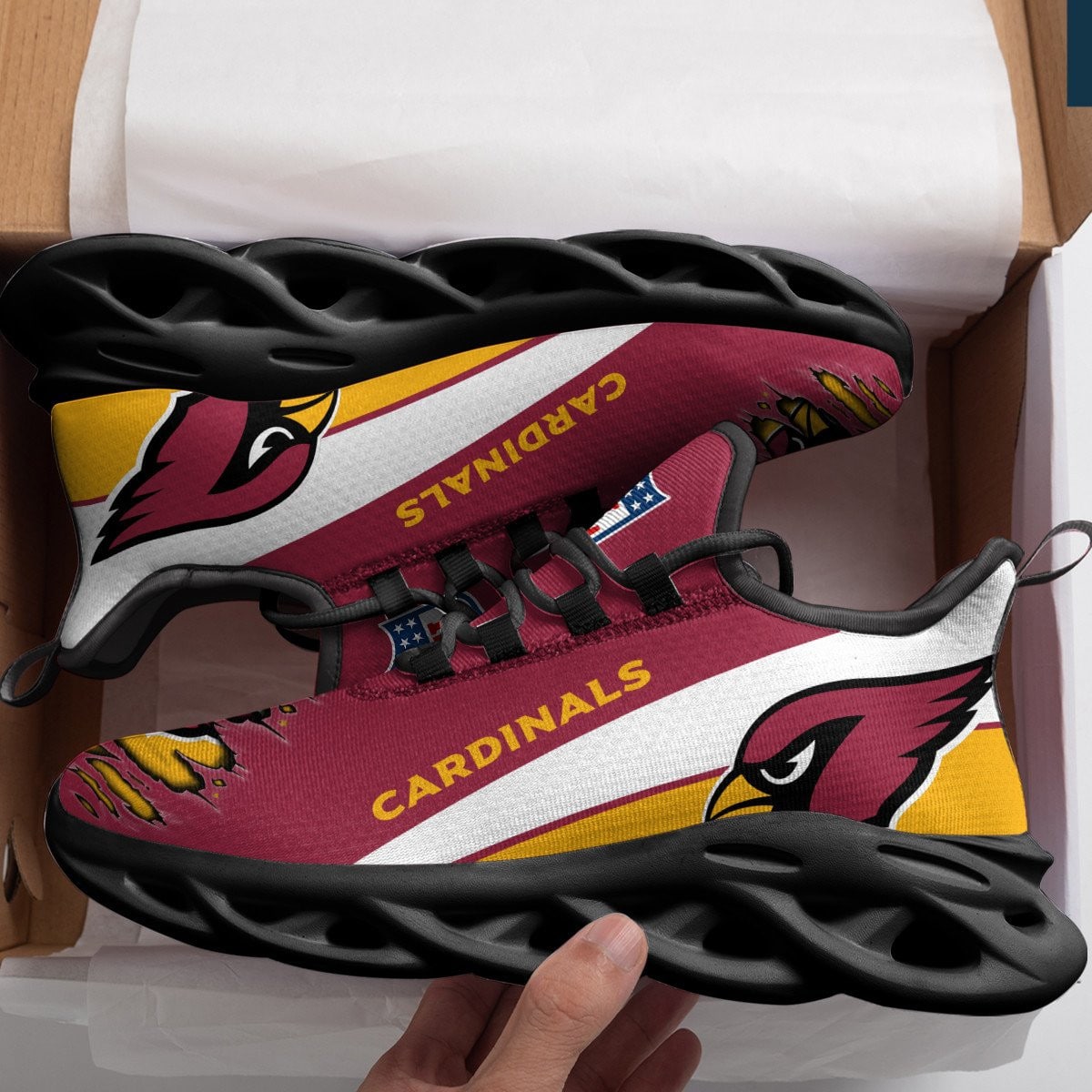 Arizona Cardinals Yezy Running Sneakers 956