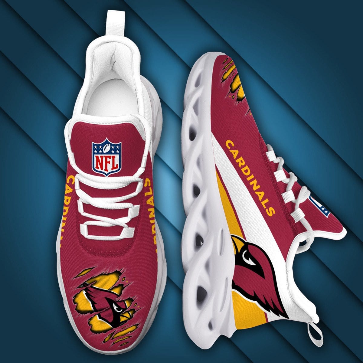 Arizona Cardinals Yezy Running Sneakers 956