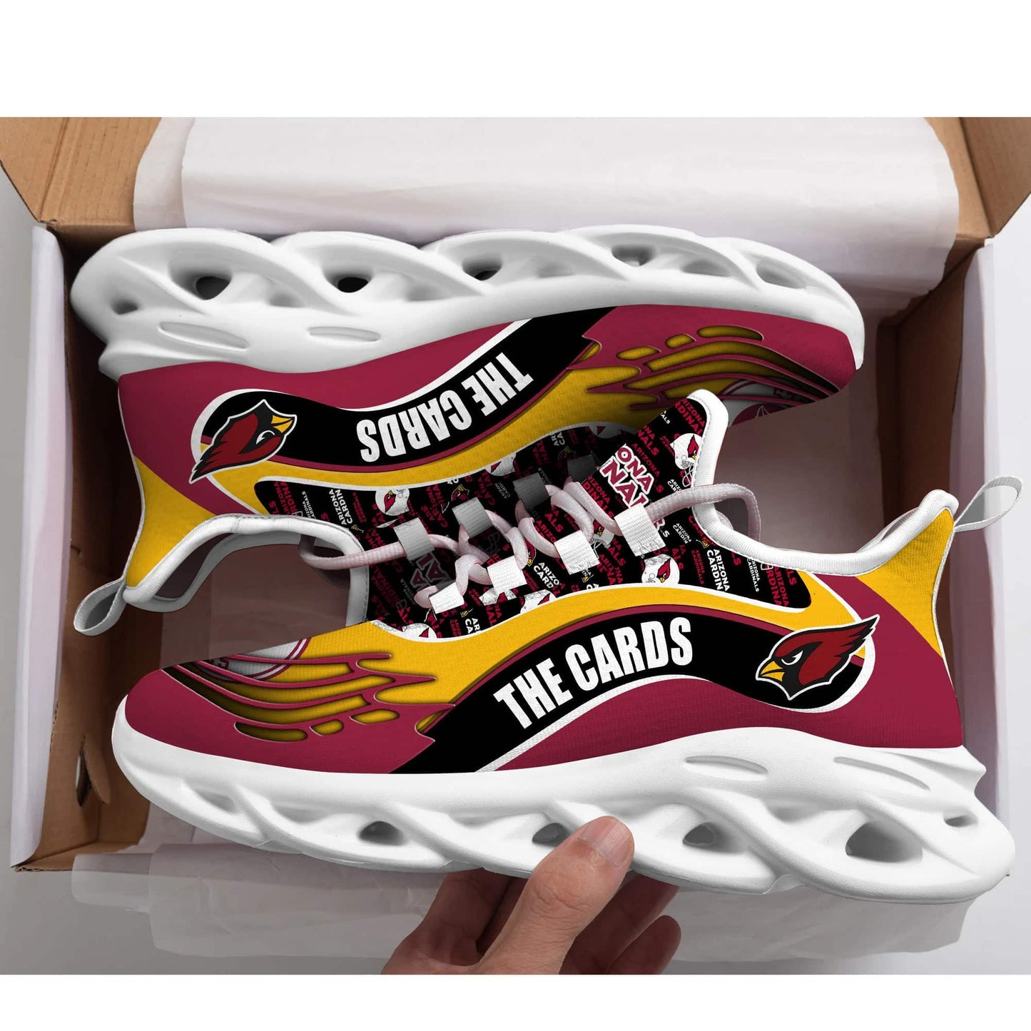 Arizona Cardinals Yezy Running Sneakers BB190
