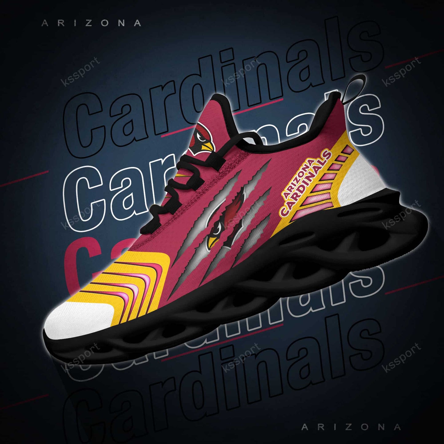 Arizona Cardinals Yezy Running Sneakers BB417