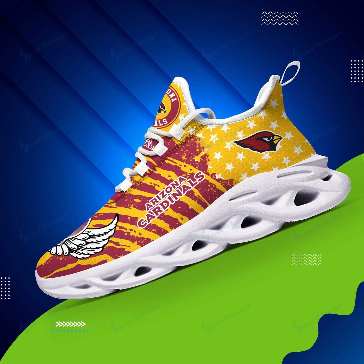 Arizona Cardinals Yezy Running Sneakers BB752