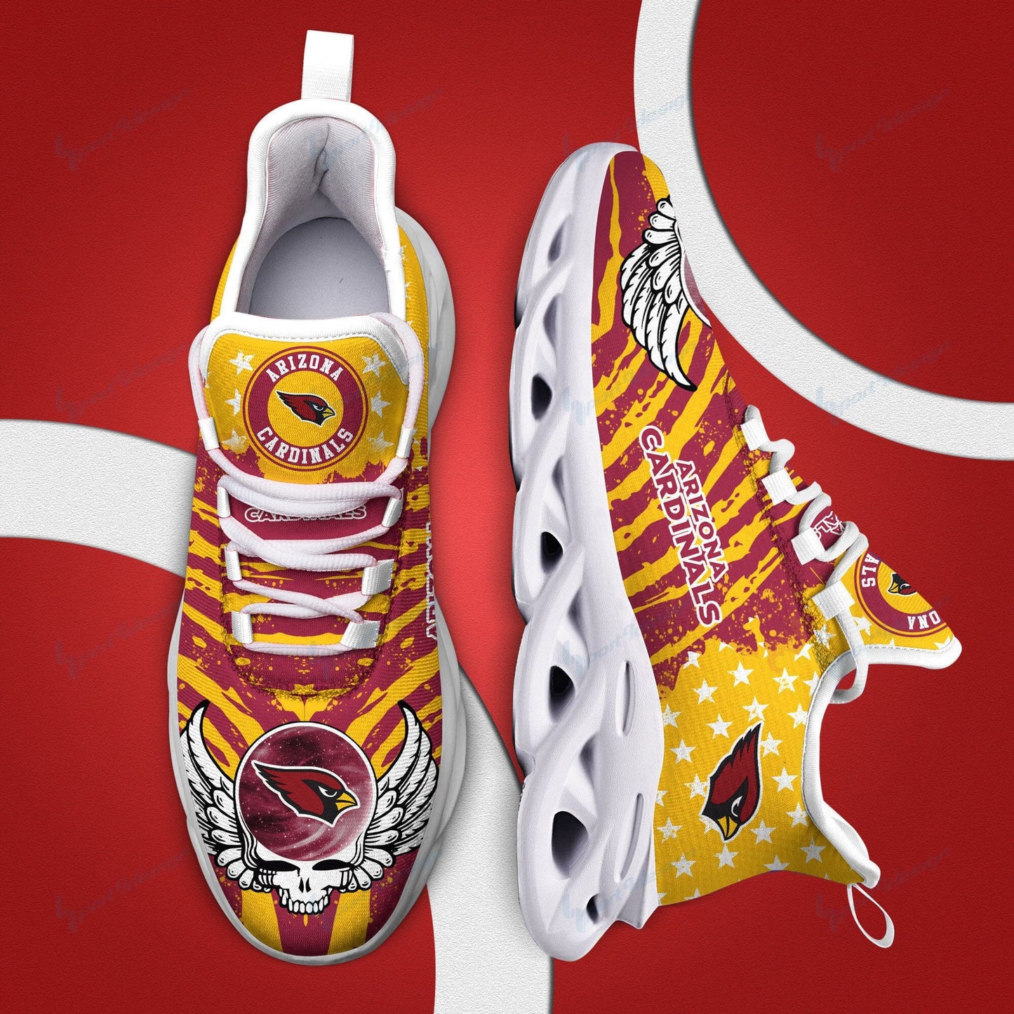 Arizona Cardinals Yezy Running Sneakers BB752