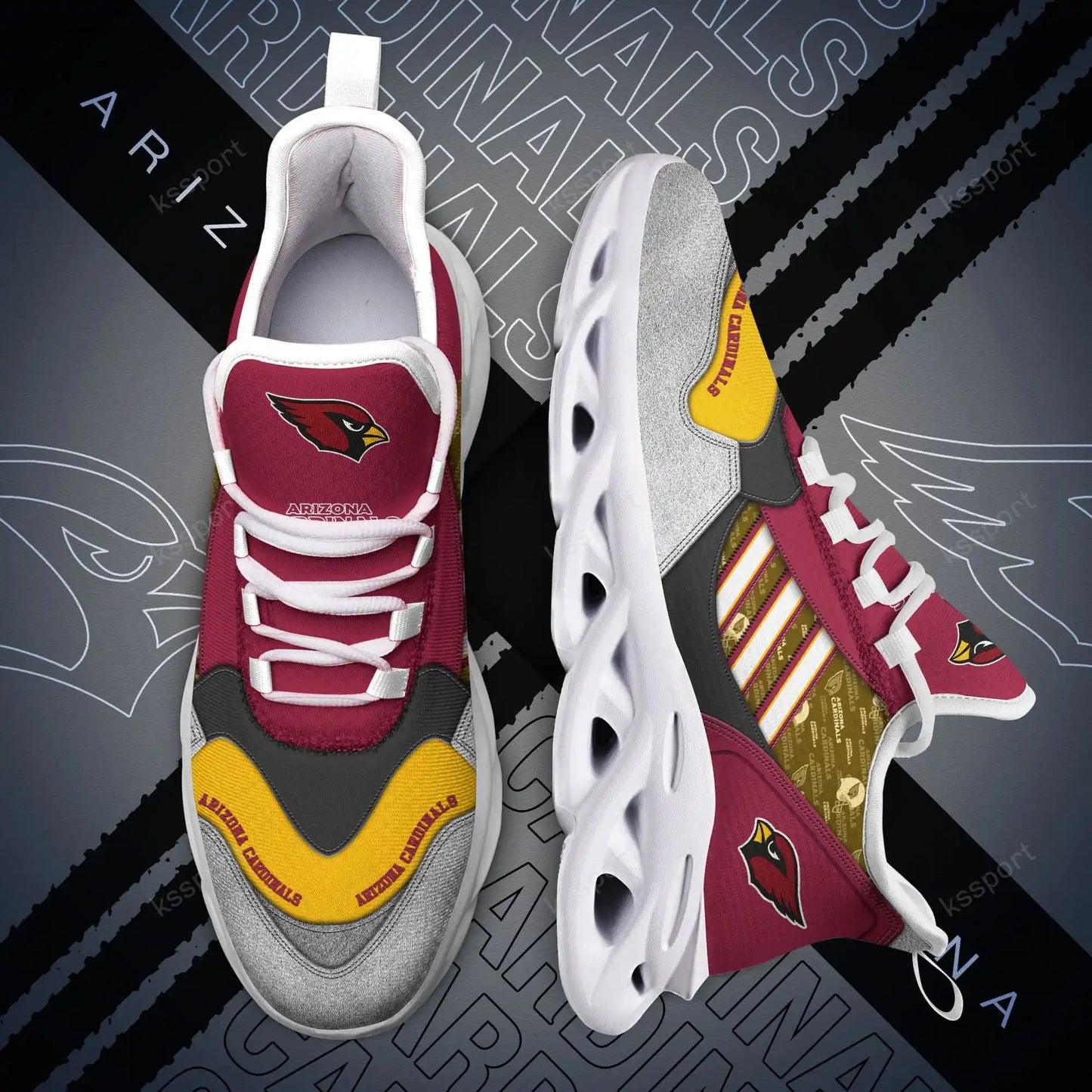 Arizona Cardinals Yezy Running Sneakers BG745