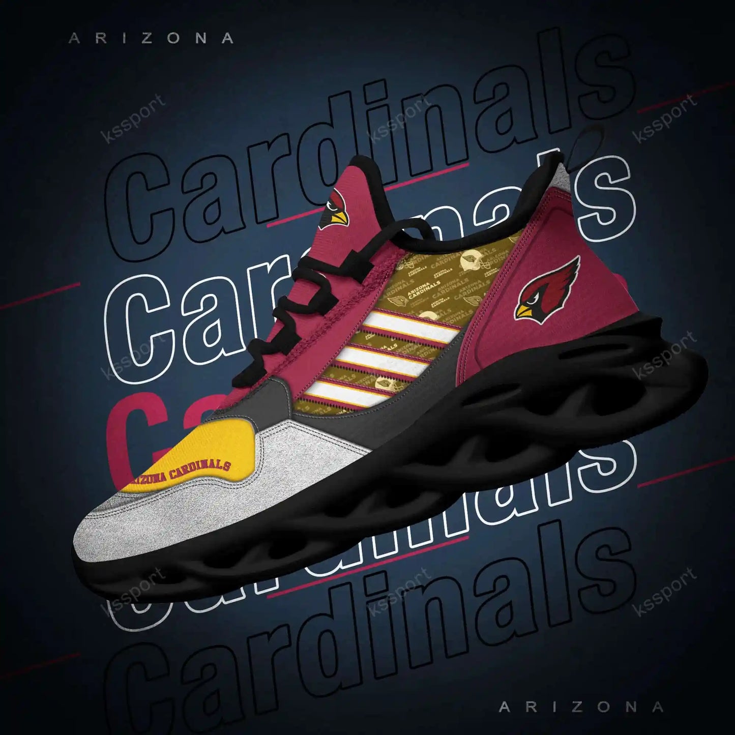 Arizona Cardinals Yezy Running Sneakers BG745