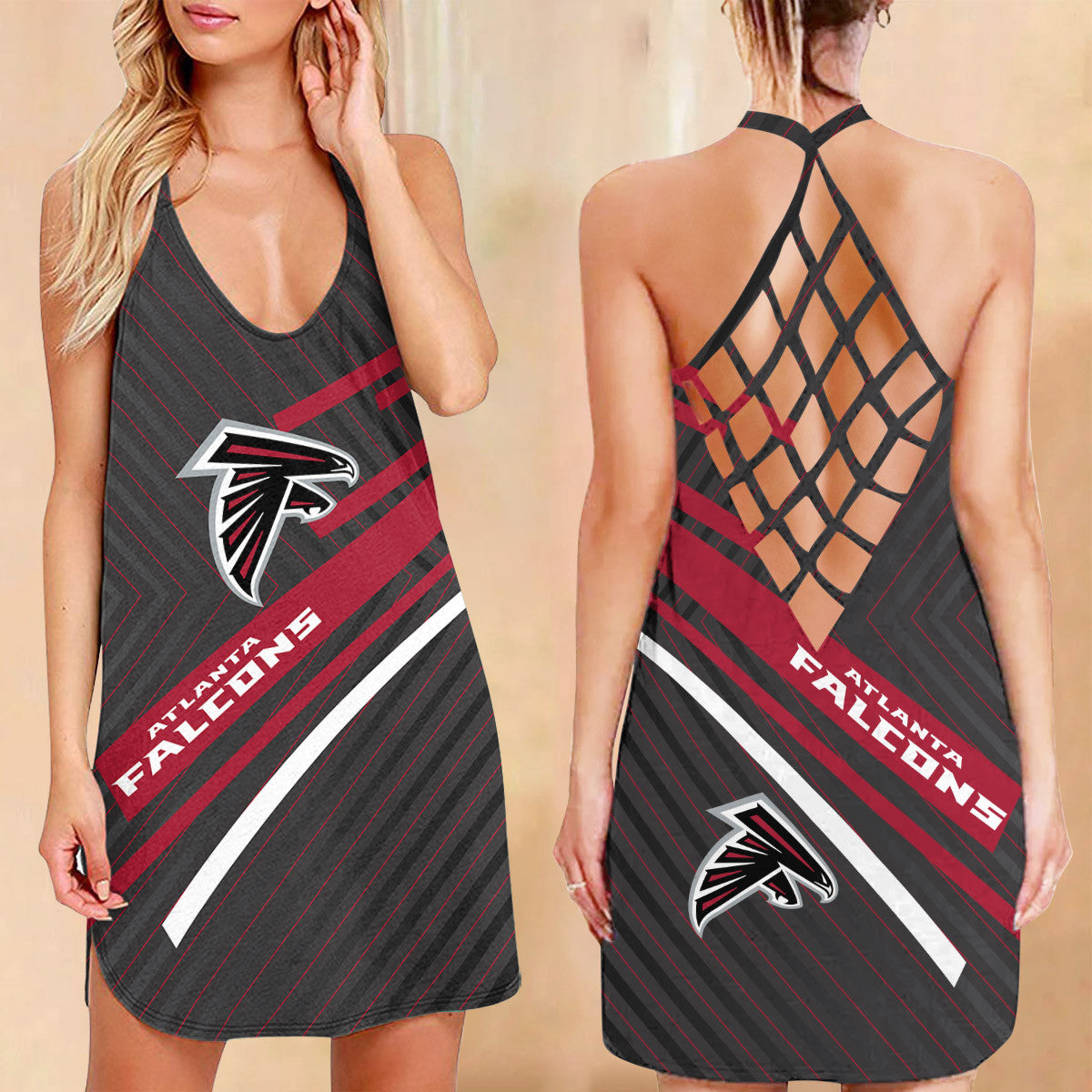 Atlanta Falcons Criss-Cross Dress 01